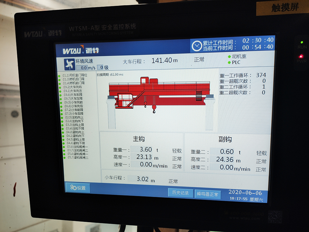 微特WTSM-A起重機安全監(jiān)控系統(tǒng)